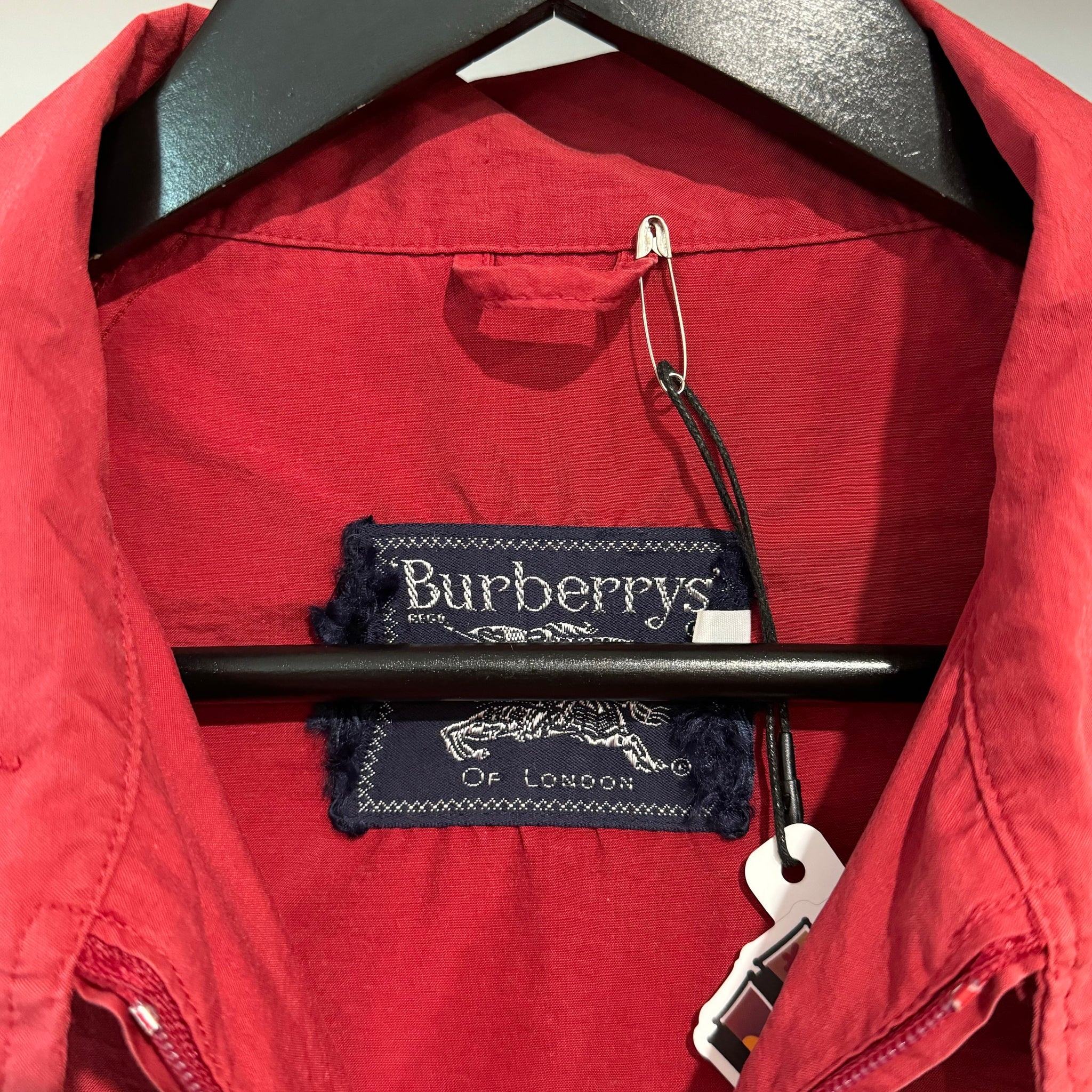 1990'S BURBERRY BOOT EMBROIDERED HARRINGTON JACKET - M