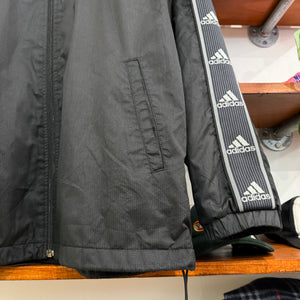 2000'S ADIDAS LOGO EMBROIDERED WINDBREAKER JACKET - L