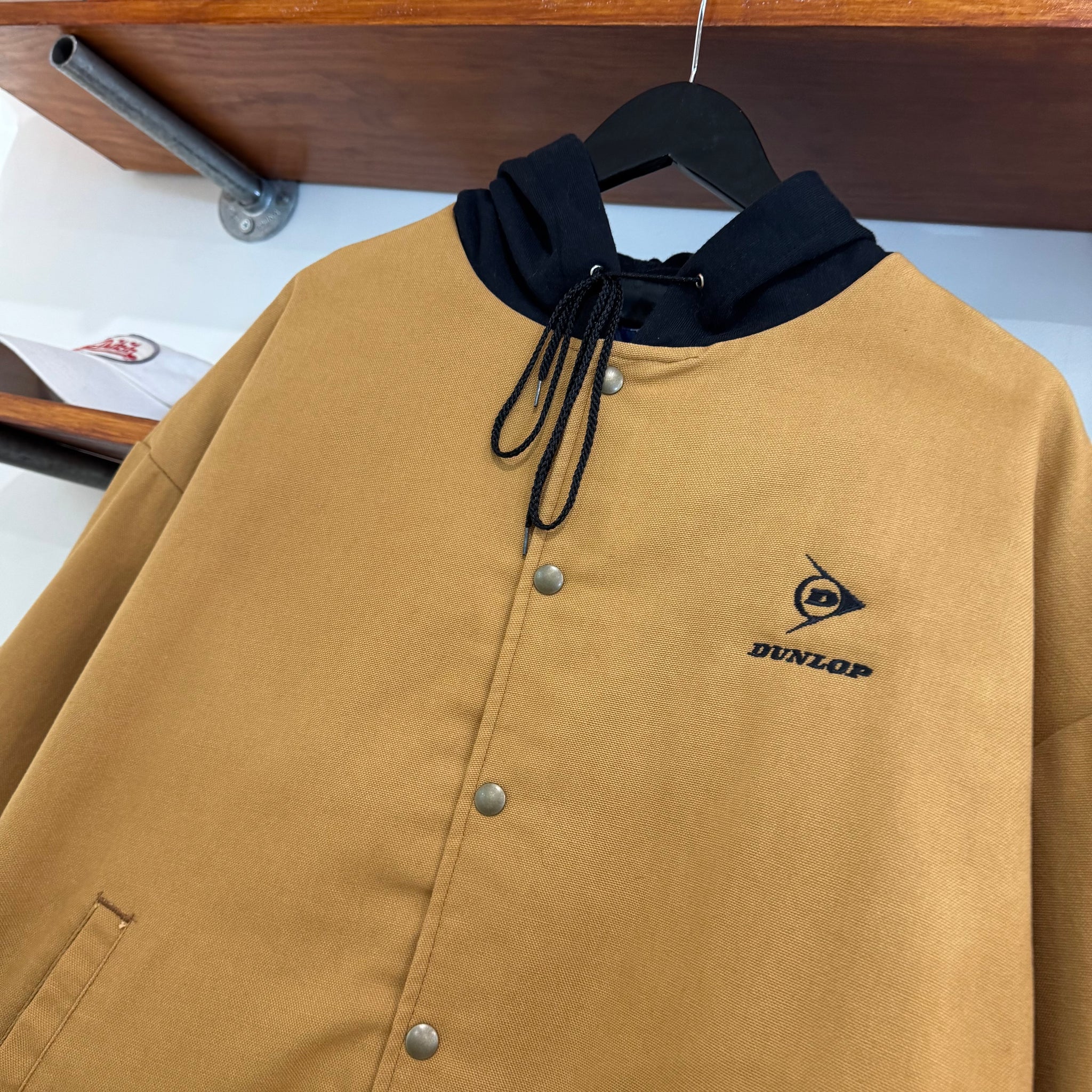 1990'S DUNLOP CANVAS BOMBER JACKET - M