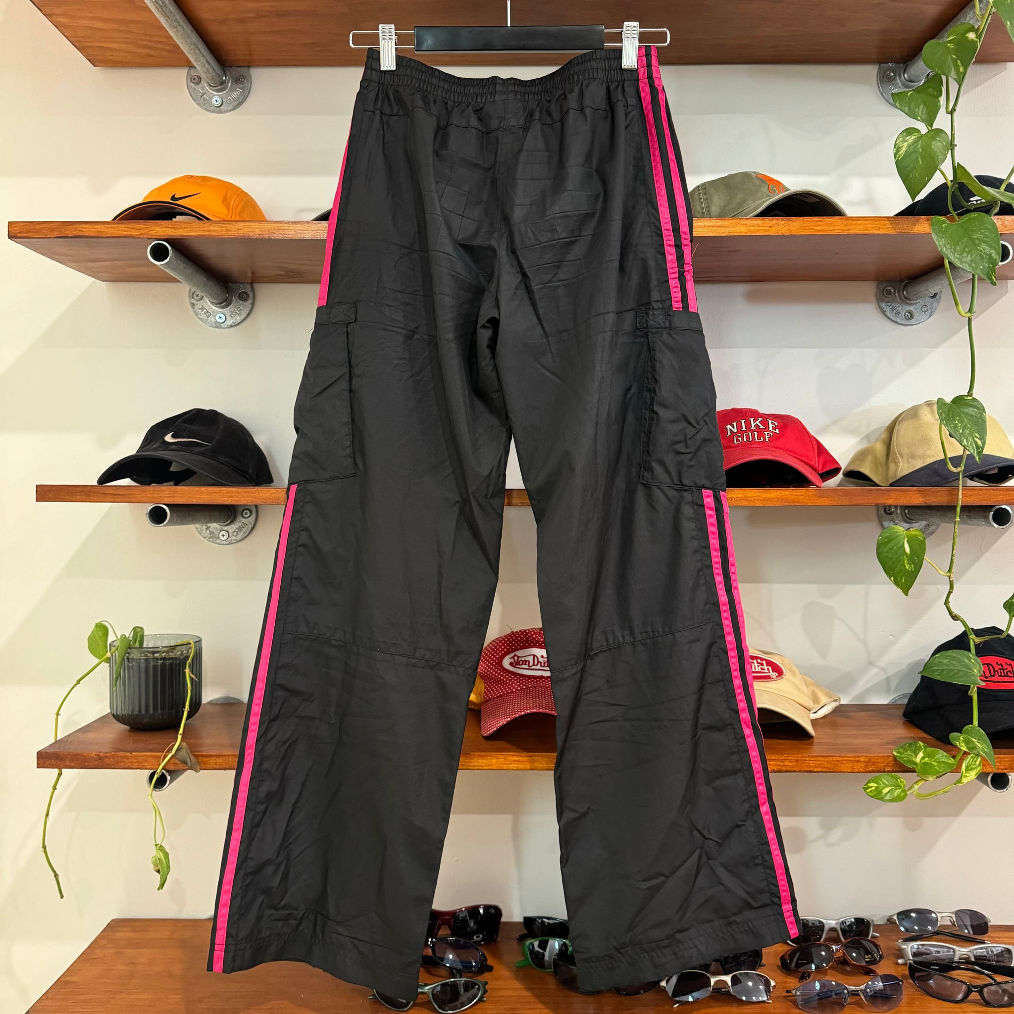 2000’S ADIDAS CARGO TRACK PANTS - S