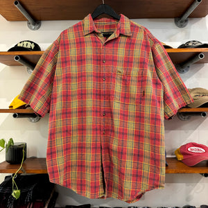 2000'S TIMBERLAND PLAID BUTTON UP - XXL