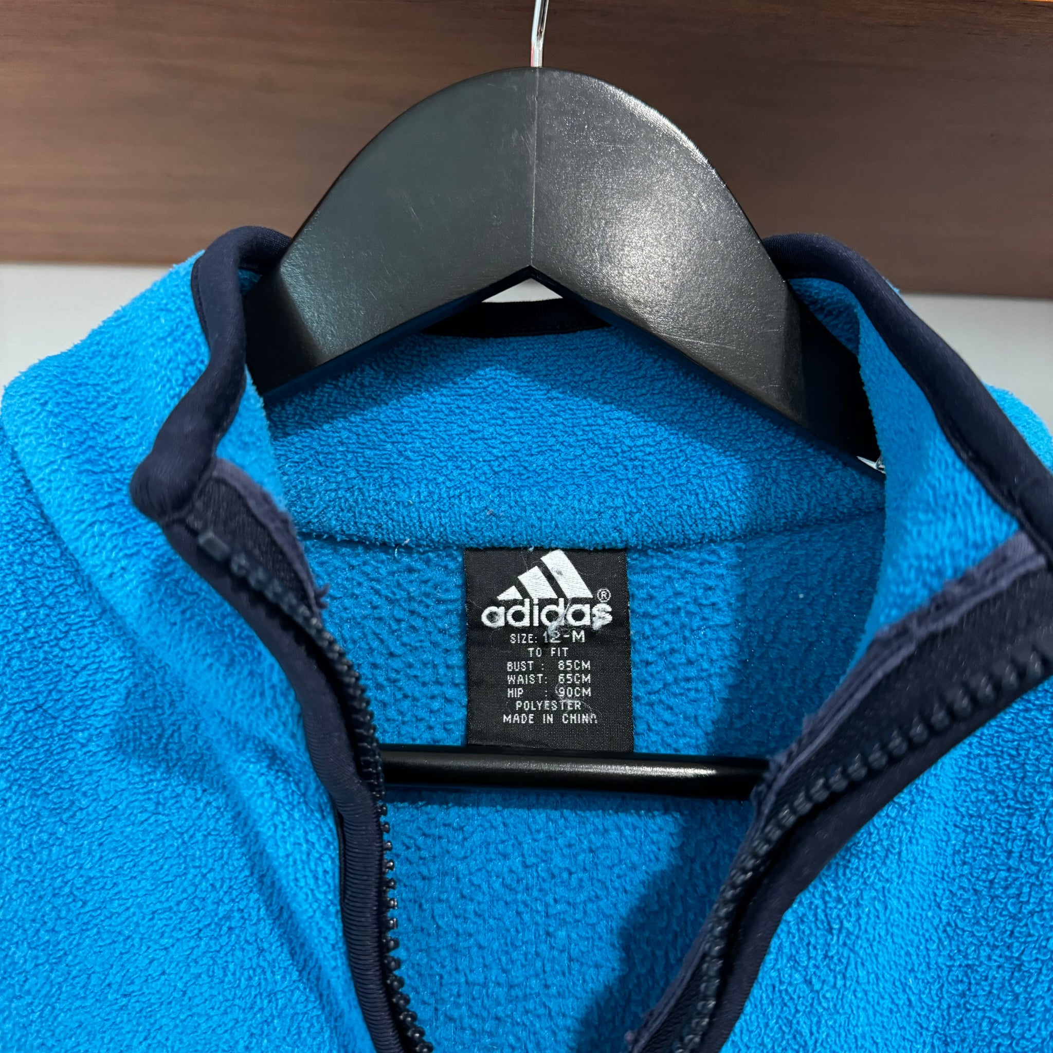 2002 ADIDAS FLEECE 1/4 ZIP - M