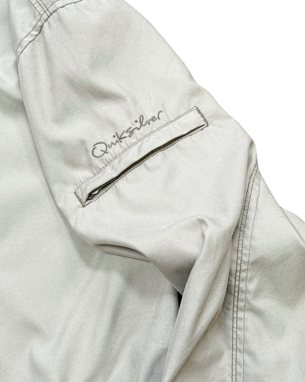 2000'S QUIKSILVER WORKWEAR EMBROIDERED JACKET - L