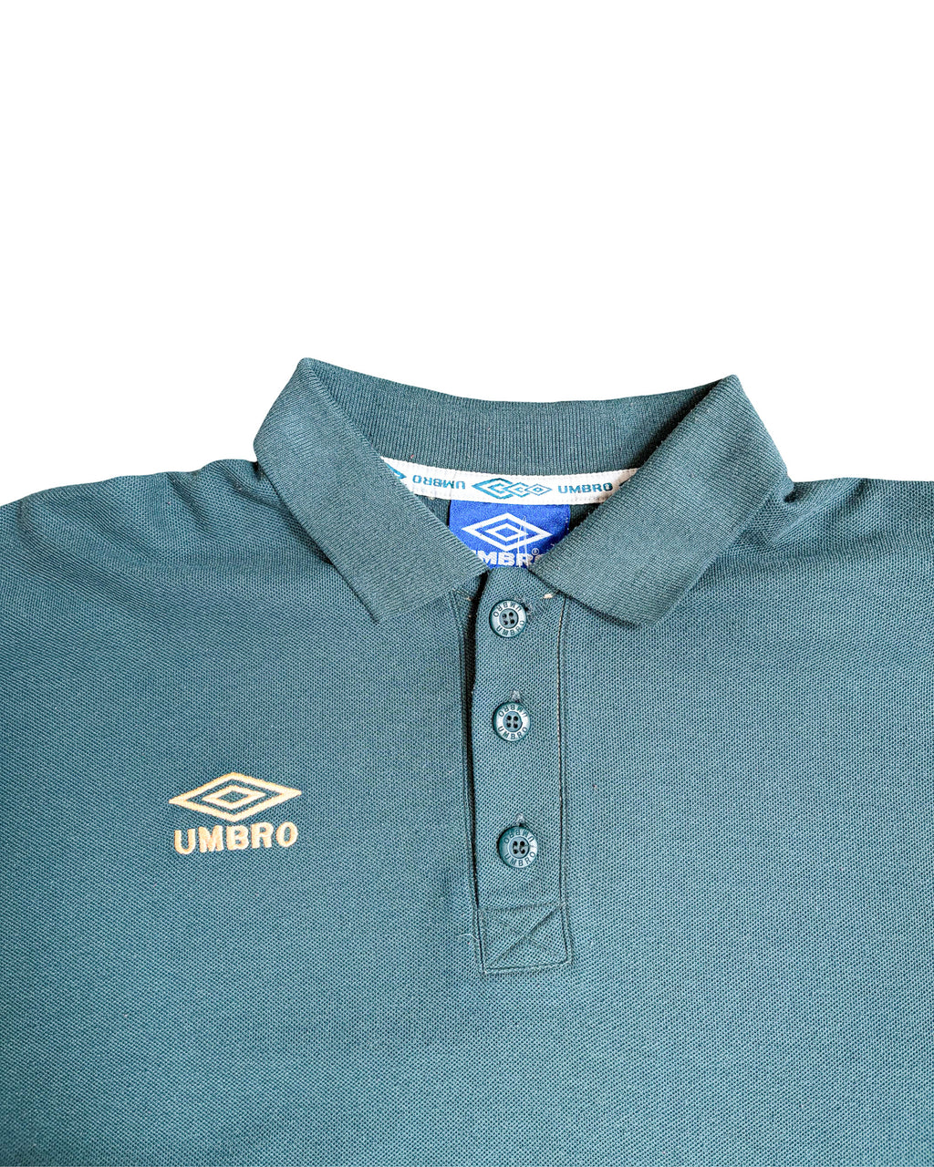 2000'S UMBRO EMBROIDERED POLO SHIRT - M/L