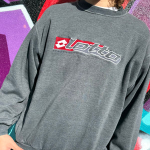 2000'S LOTTO SPORTS EMBROIDERED SWEATSHIRT - L