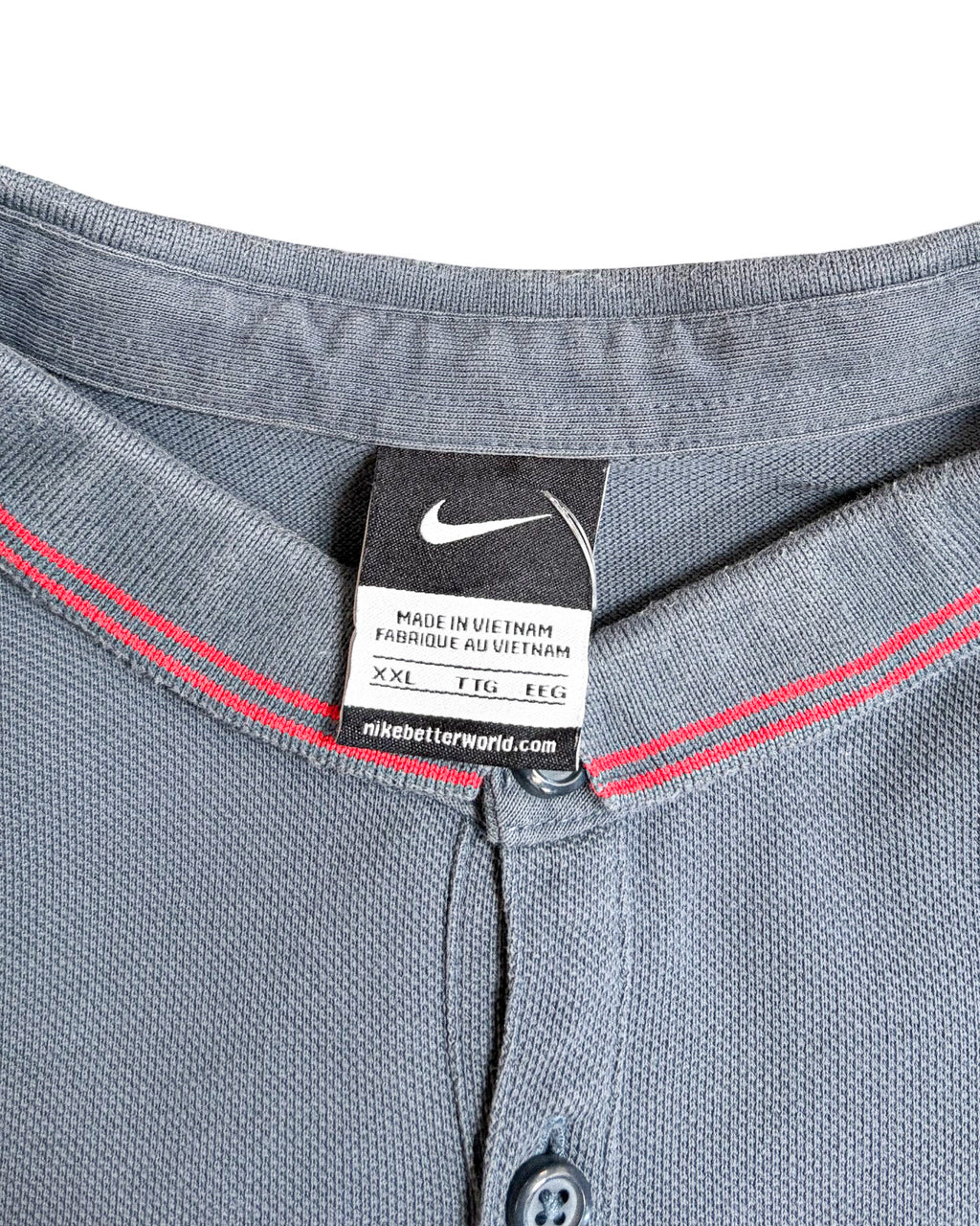 2000'S NIKE 'PSV' EMBROIDED POLO SHIRT - L