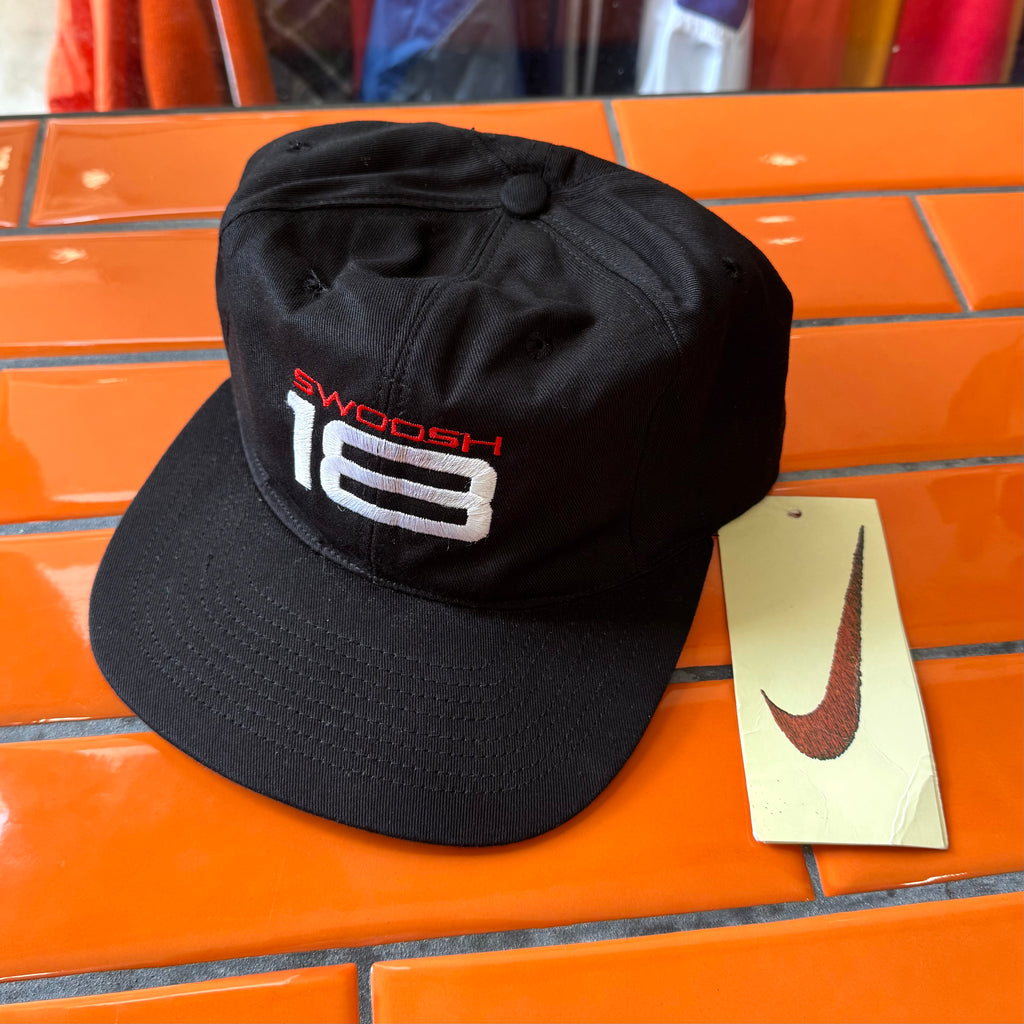 1990'S DEADSTOCK NIKE 'SWOOSH 18' EMBROIDERED HAT