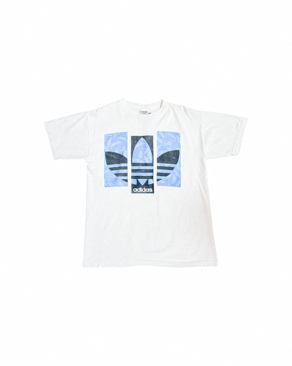 2000'S ADIDAS TREFOIL GRAPHIC TEE - M
