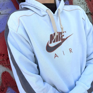 2000'S NIKE AIR EMBROIDERED HOODIE - L