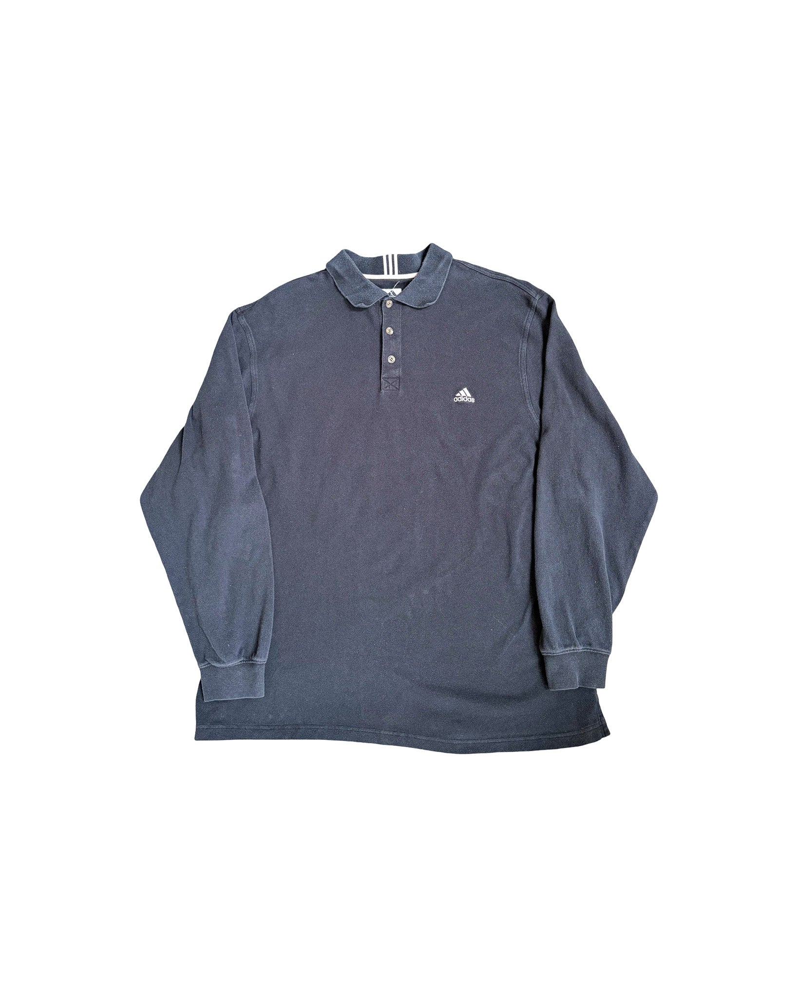 2003 ADIDAS LONG SLEEVE EMBROIDERED RUGBY SHIRT - L/XL