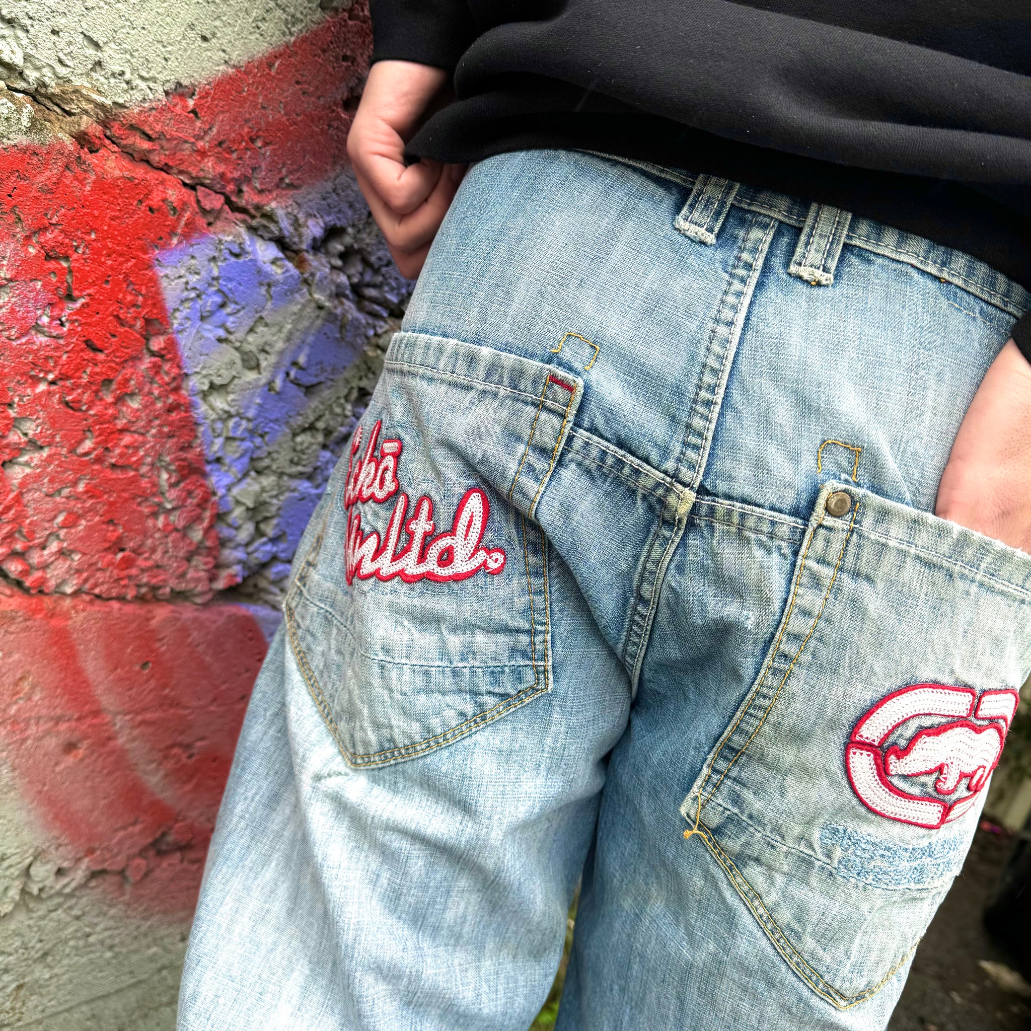 2000'S ECKO UNLTD EMBROIDERED PANT - 31