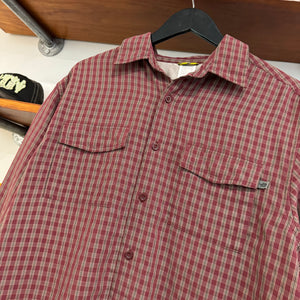 2000'S THE NORTH FACE PLAID BUTTON UP - L/XL