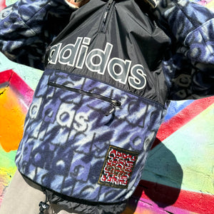 1990'S ADIDAS DESCENTE FLEECE 1/4 ZIP - L