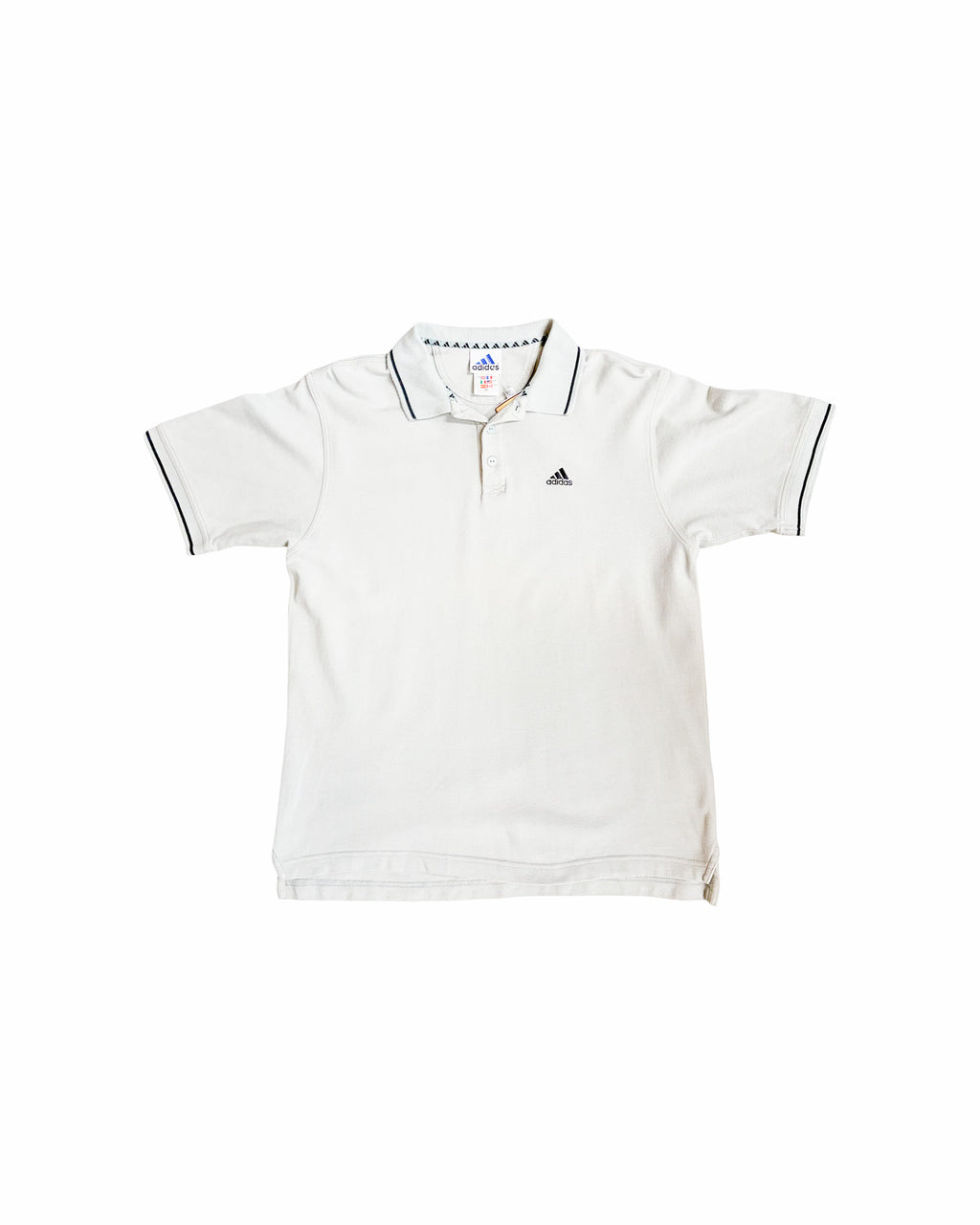 2000 ADIDAS EMBROIDERED POLO SHIRT - M