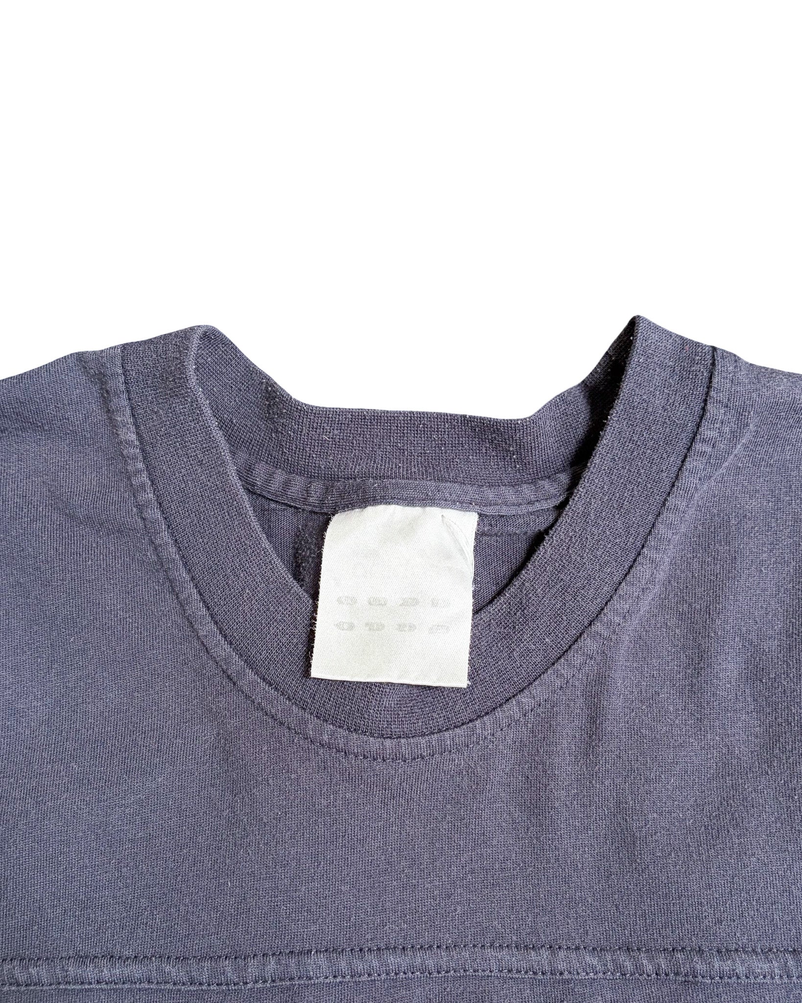 2003 ADIDAS EMBROIDERED BOX LOGO TEE - M