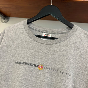 1990'S NIKE "LOCKER ROOM MYTH #17" GRAPHIC TEE - XL