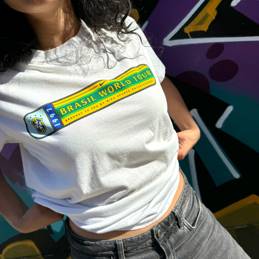 1997 NIKE 'BRASIL WORLD TOUR' TEE - S/M