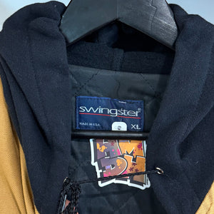 1990'S DUNLOP CANVAS BOMBER JACKET - M