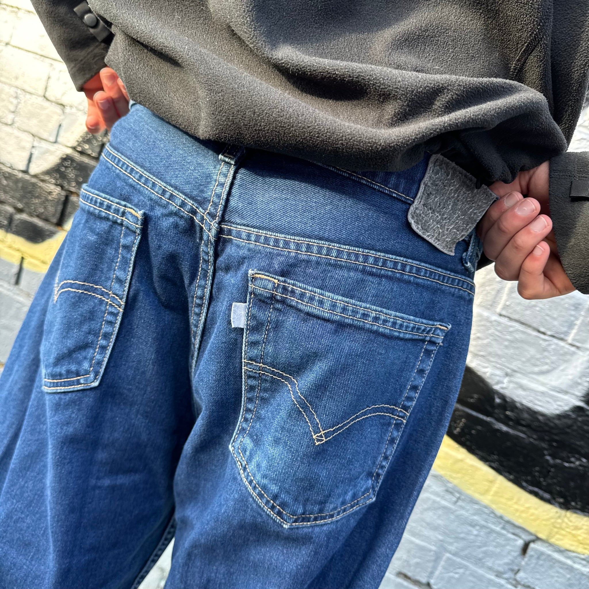 VINTAGE LEVIS SILVER TAB DENIM PANT - 34