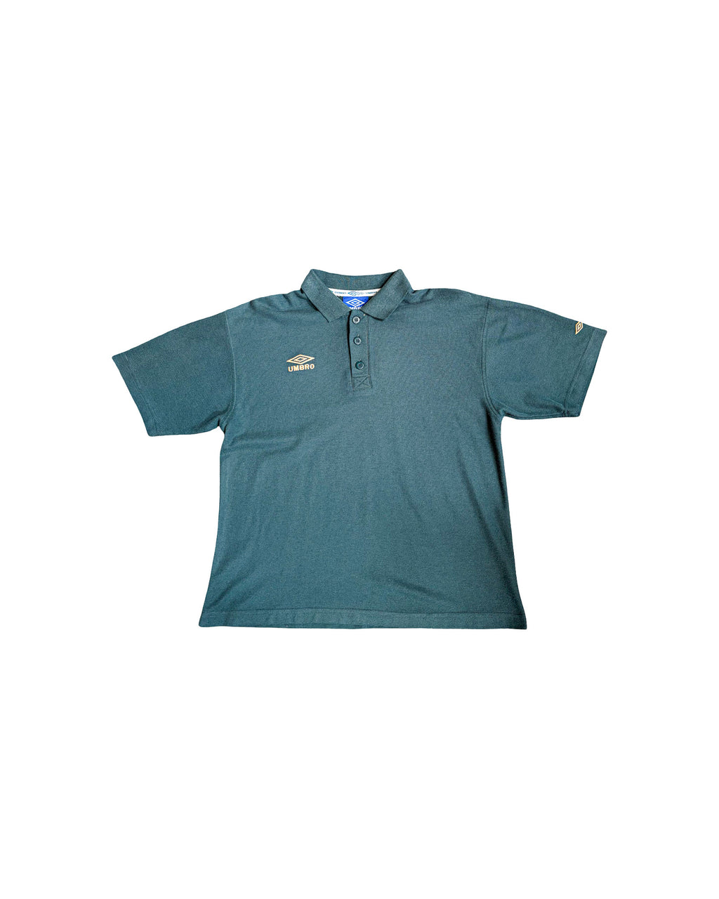 2000'S UMBRO EMBROIDERED POLO SHIRT - M/L