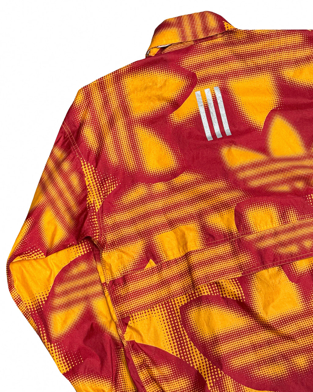 1995 ADIDAS HALFTONE TREFOIL LOGO SPRAY JACKET - L