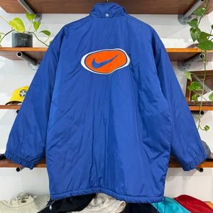 1990'S NIKE SWOOSH QUILTED JACKET - XL/XXL