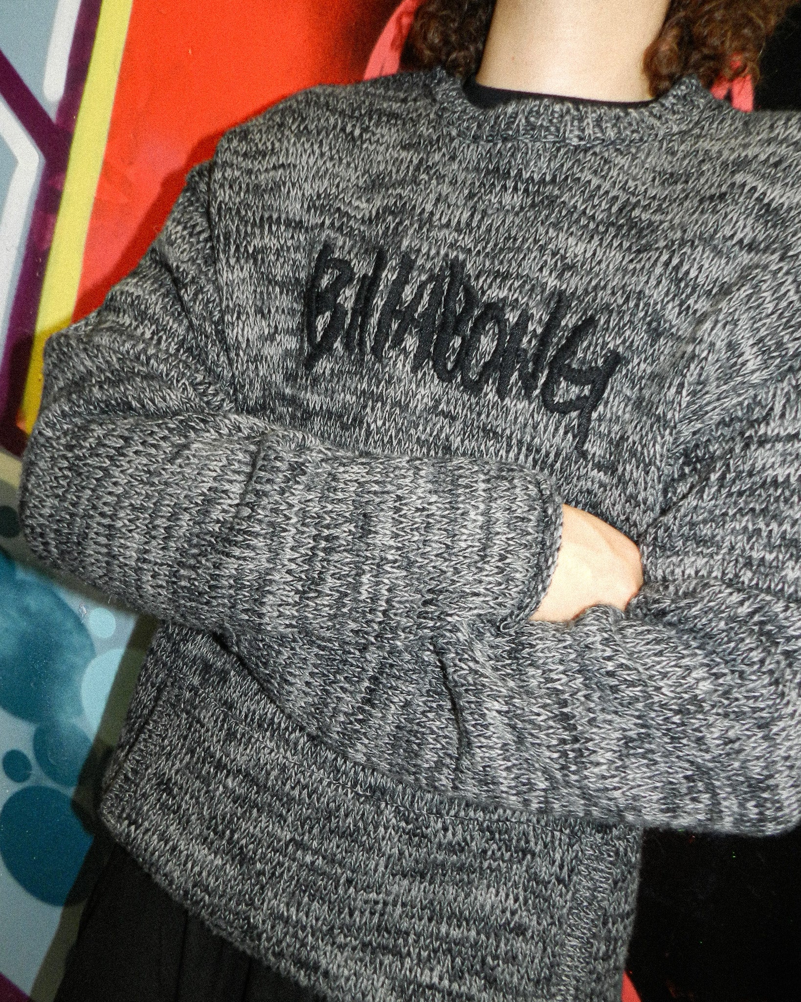 2000'S BILLABONG EMBROIDERED KNIT - L