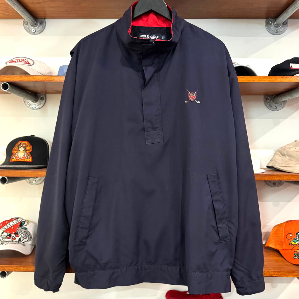1990'S RALPH LAUREN POLO GOLF 1/4 ZIP JACKET - XL