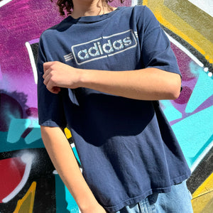 2000'S ADIDAS LATEX GRAPHIC T-SHIRT