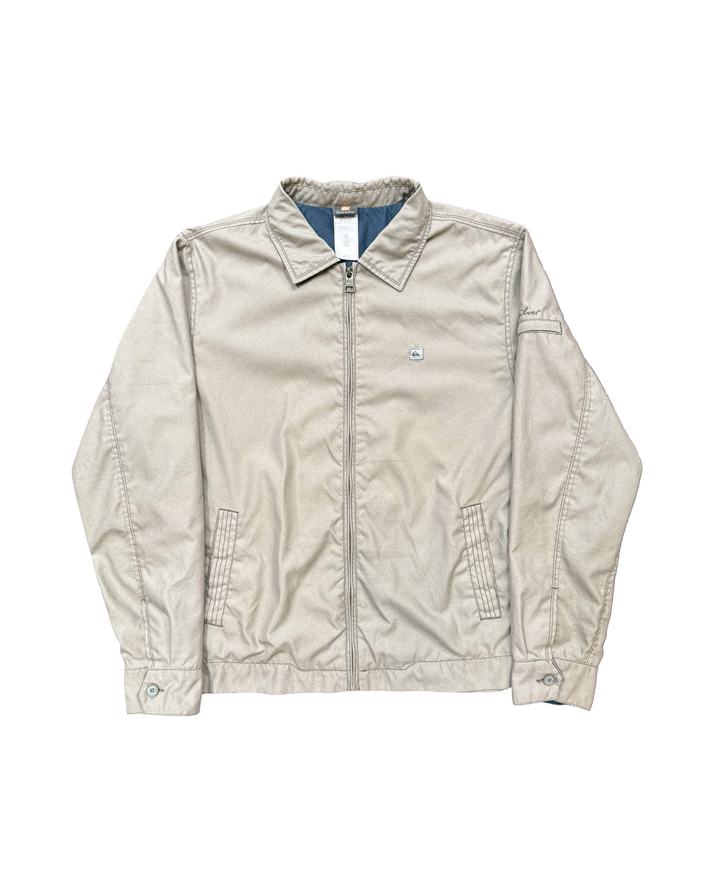 2000'S QUIKSILVER WORKWEAR EMBROIDERED JACKET - L