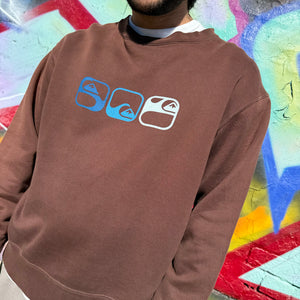 2000'S QUIKSILVER GRAPHIC SWEATSHIRT - M