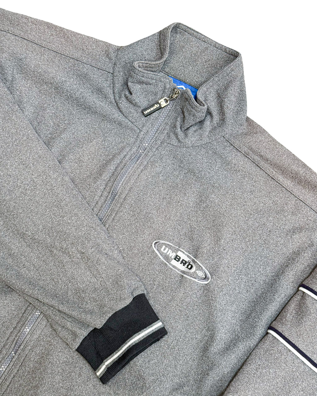 2000'S UMBRO EMBROIDERED ZIP UP JACKET - L