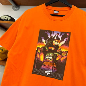2000'S NIKE "GODZILLA VS BARKLEY" GRAPHIC TEE - L