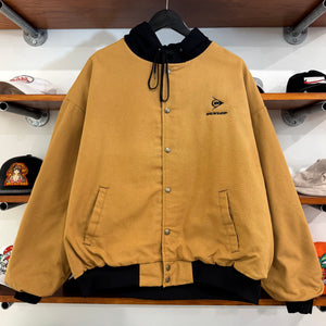 1990'S DUNLOP CANVAS BOMBER JACKET - M