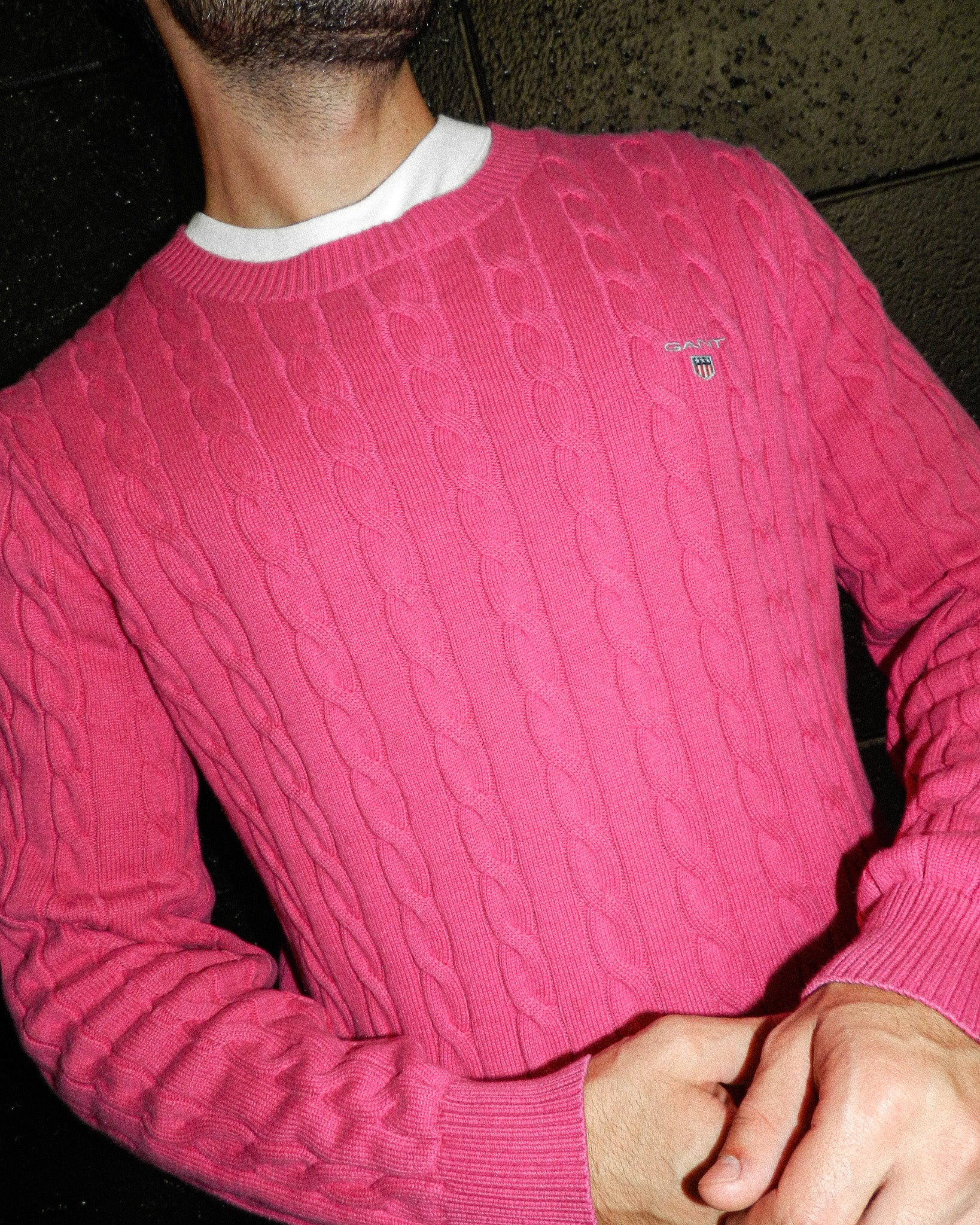 2000'S GANT EMBROIDERED KNIT - M