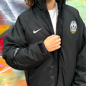 2005 NIKE JUVENTUS F.C. PUFFER TRAINING JACKET - L