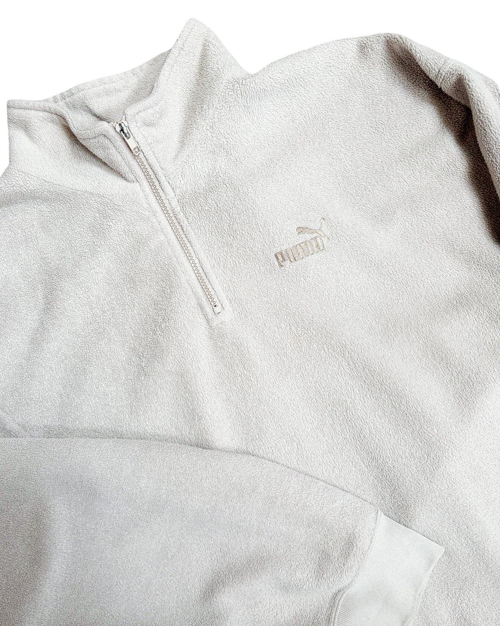 2000'S PUMA 1/4 ZIP FLEECE PULLOVER - XL