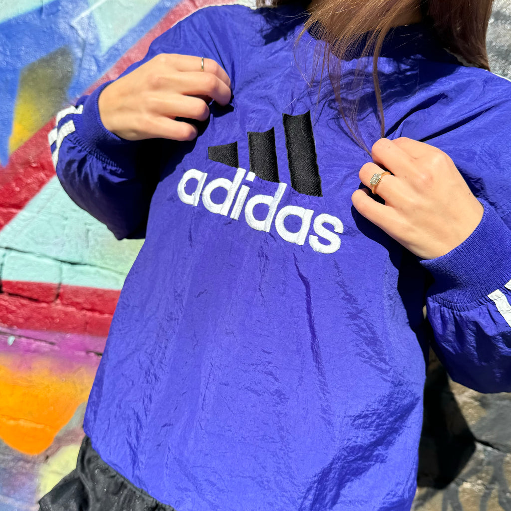 1990’S ADIDAS LINED PULLOVER - XS