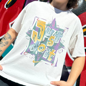 1990'S NIKE JUST DO IT GRAPHIC TEE - L/XL