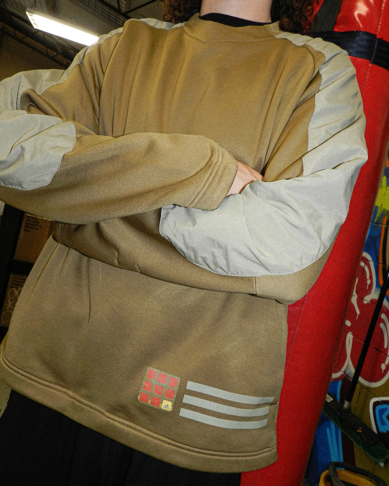 2001 ADIDAS PULLOVER SWEATSHIRT - L