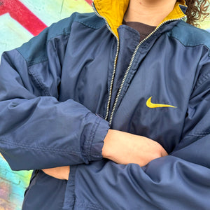 1990'S NIKE SWOOSH QUILTED JACKET - XL/XXL