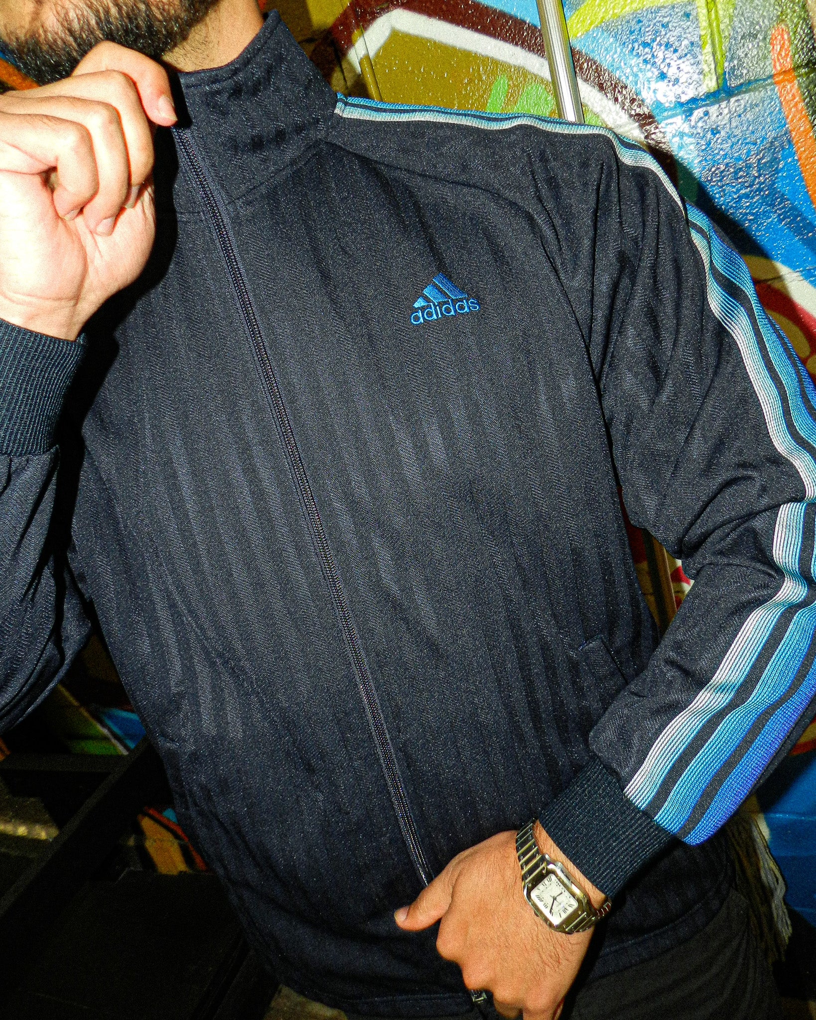 2006 ADIDAS 3-STRIPE TRACK JACKET - L