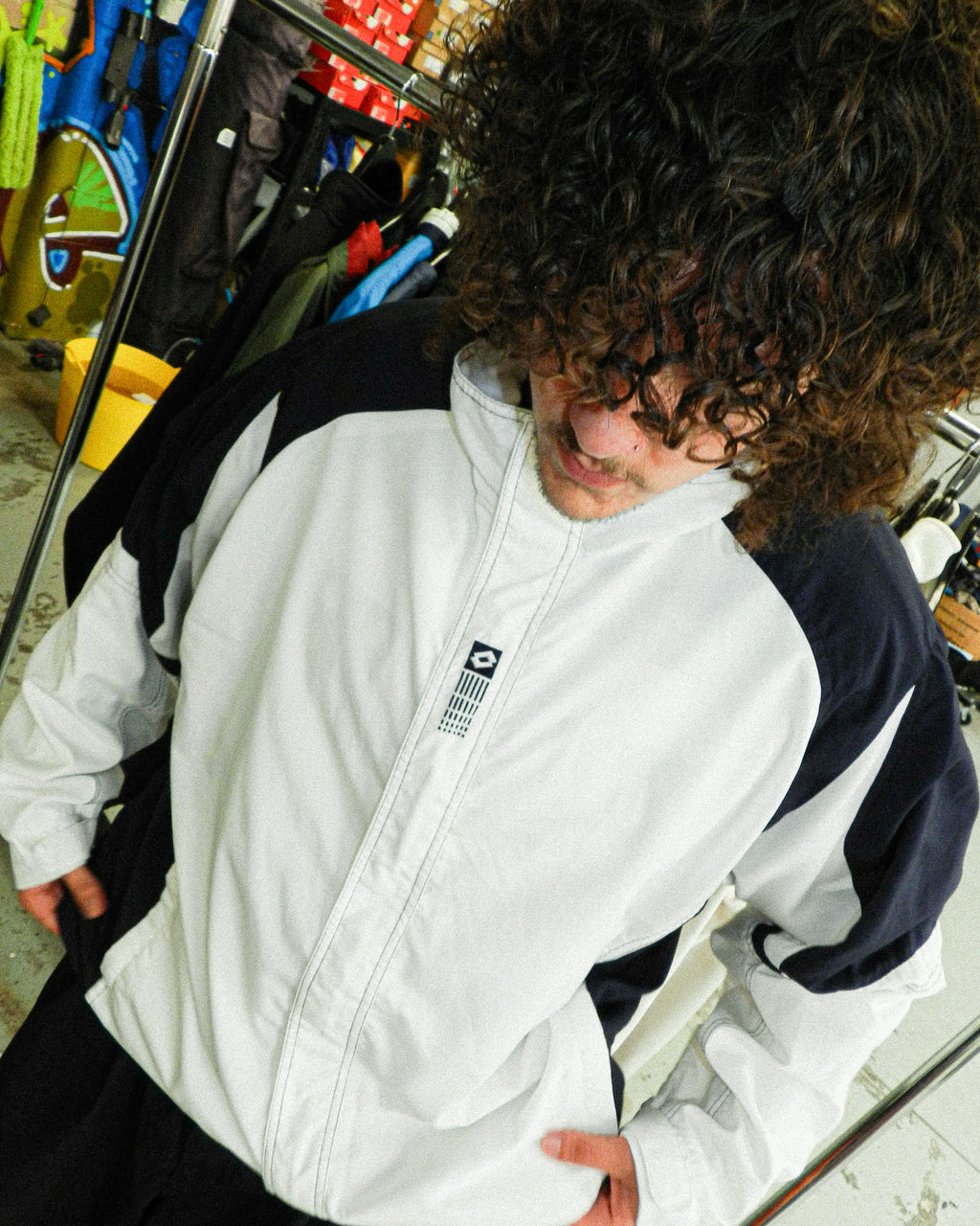 1990'S LOTTO 'ATP' TOUR TENNIS JACKET - XXL