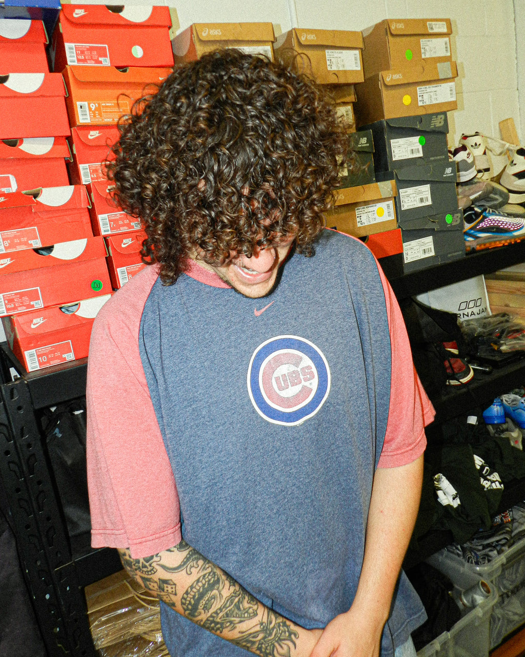 1990'S NIKE CHICAGO CUBS BASEBALL TEE - XL