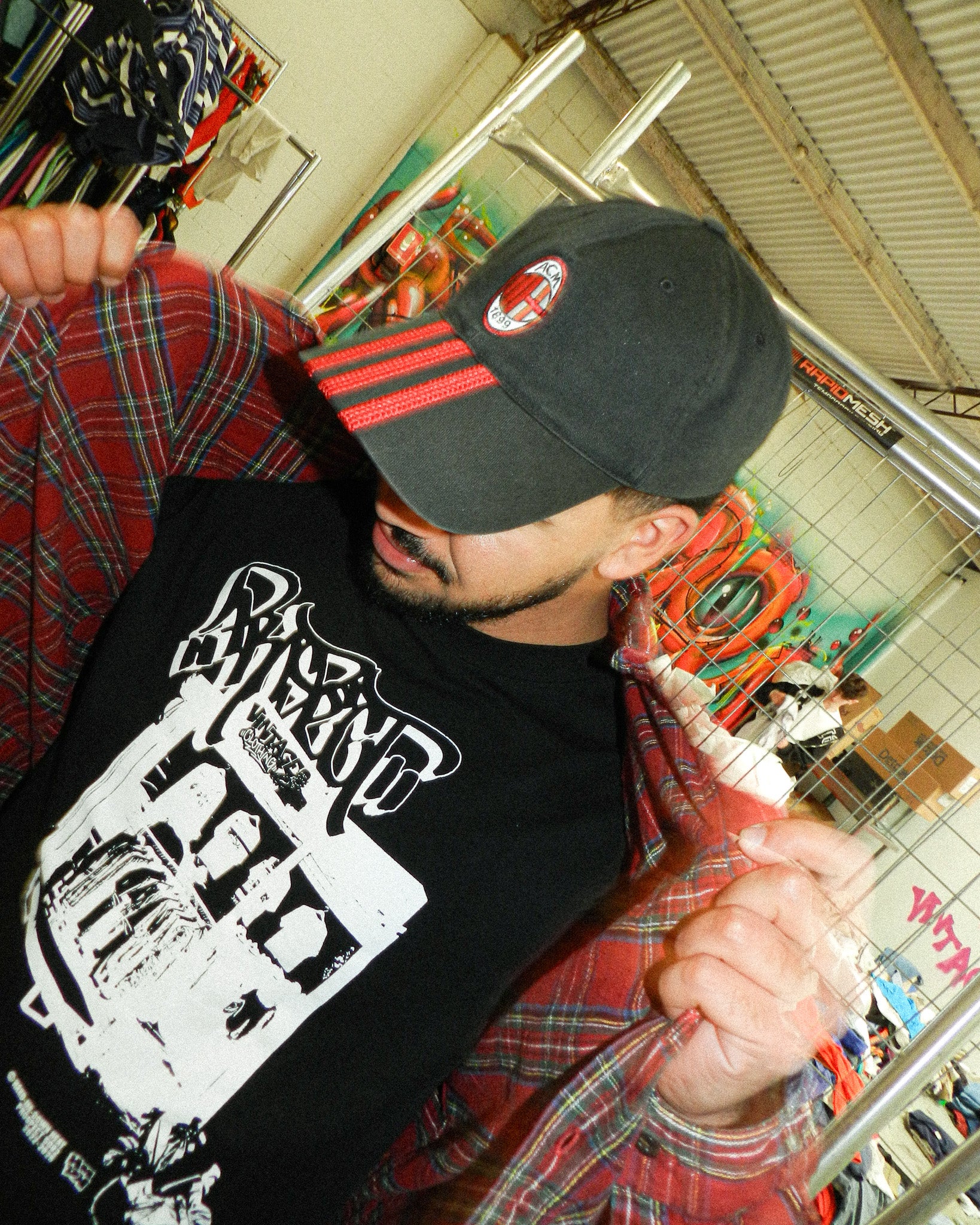 2008 ADIDAS AC MILAN F.C HAT