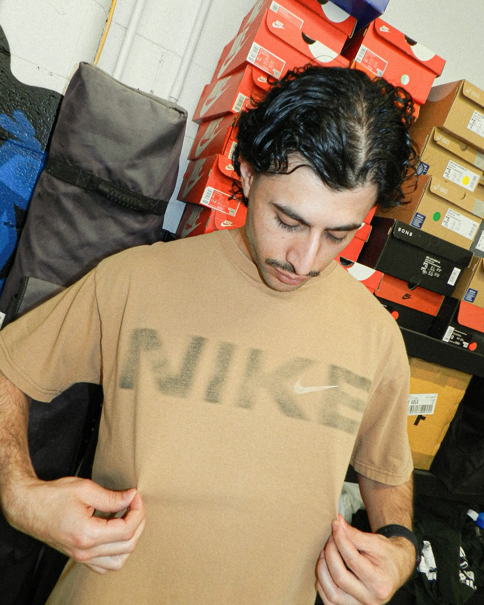 1990'S NIKE BLUR GRAPHIC TEE - L/XL