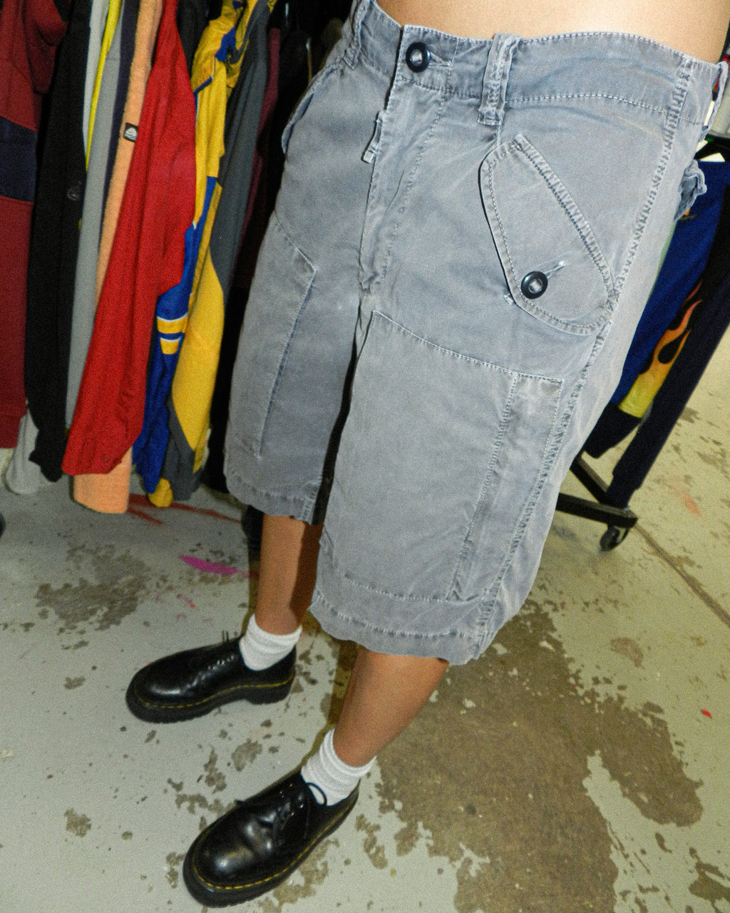 1990'S POLO RALPH LAUREN CARGO SHORTS - 33