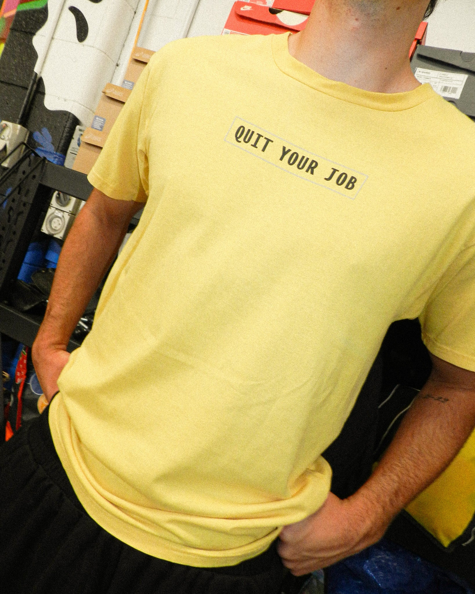 1990'S NIKE ACG "QUIT YOUR JOB" TEE - M