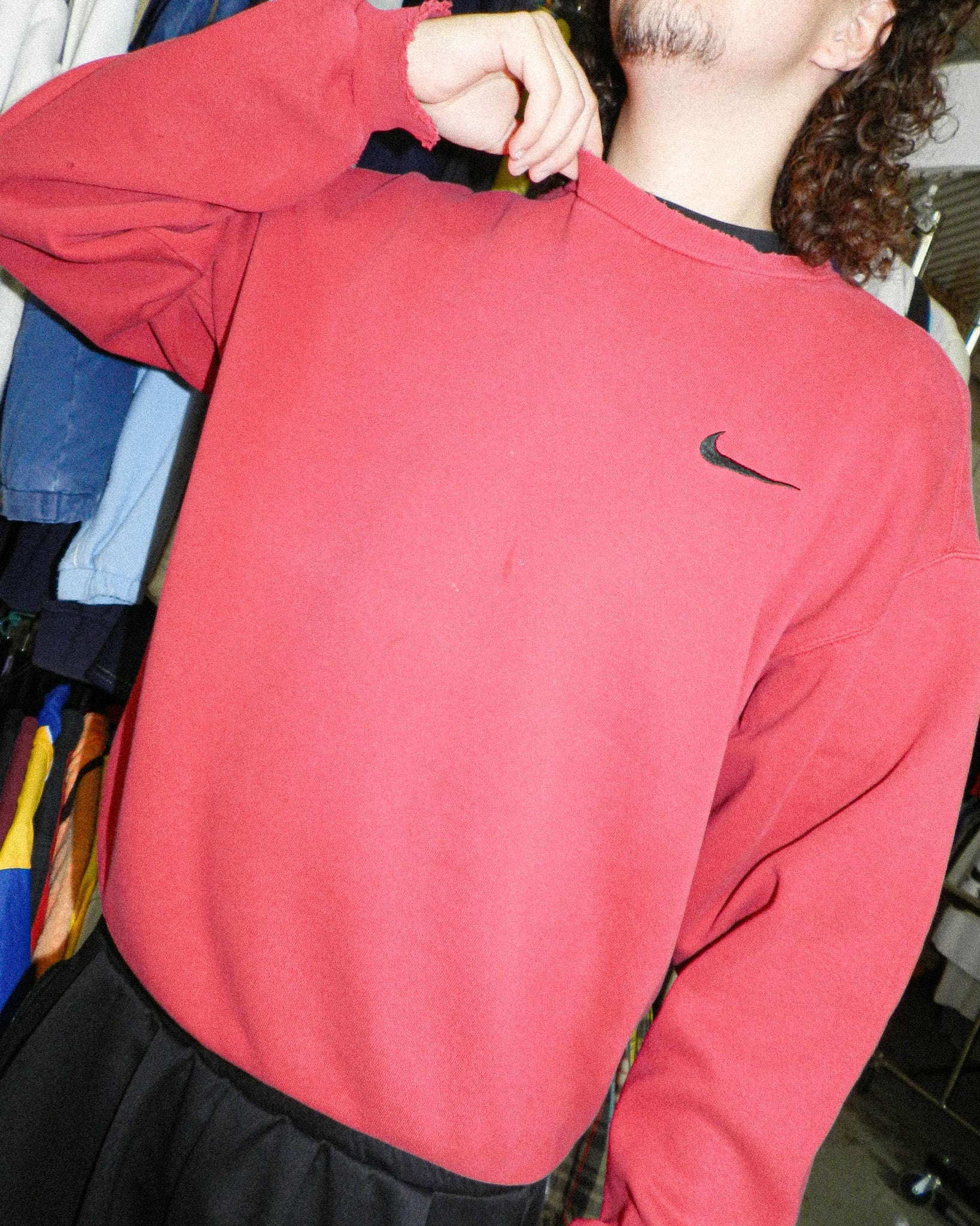 1990'S NIKE SWOOSH CREWNECK - L