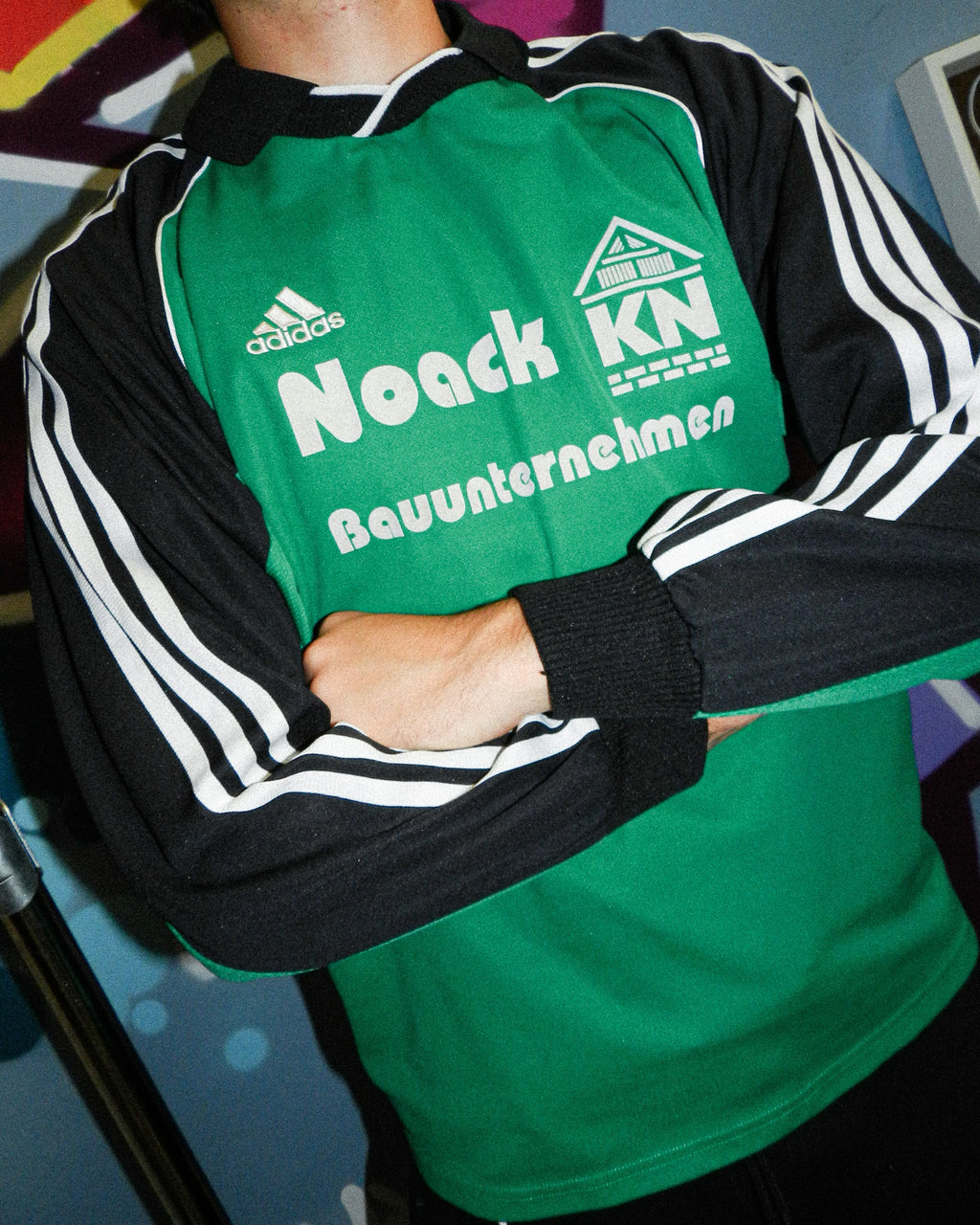 2000 ADIDAS GERMAN FOOTBALL LONG SLEEVE JERSEY - L